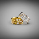 'Meteor' Yellow Diamond Ring