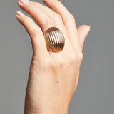 Bundova 'Bomb' Ring in Yellow Gold