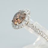 'Valentin' Cognac Diamond Ring