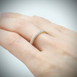 'Estate' Half Eternity Diamond Ring