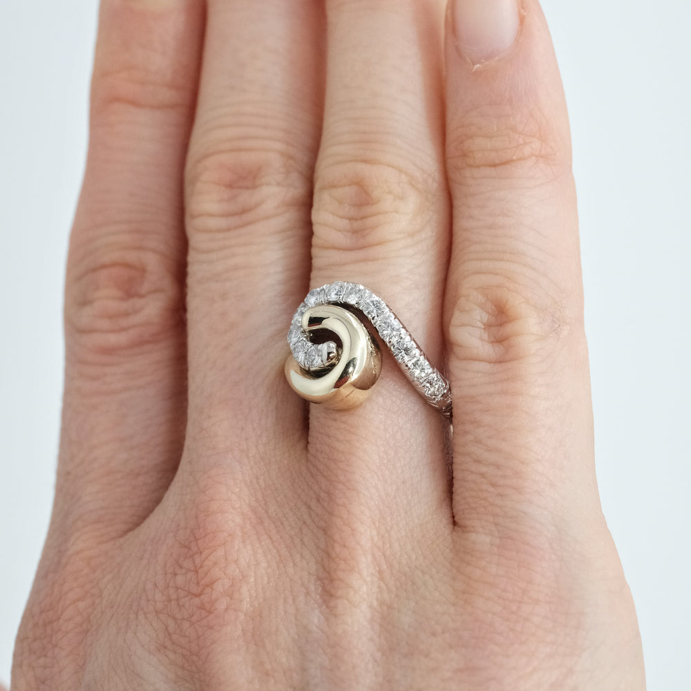 
                      
                        Swirl Diamond Ring
                      
                    