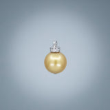 'Dorado' Cultured South Sea Pearl and Diamond Pendant