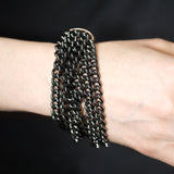'Marcello' Multi Chain Two-Tone Bracelet