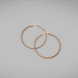 'Hoops' in 18ct Yellow & Rose Gold 5cm