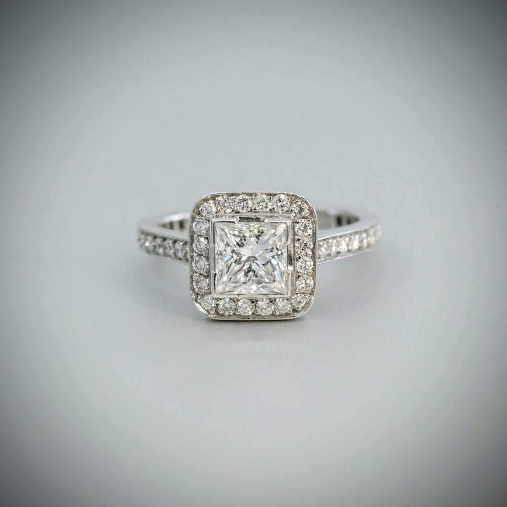 'Sitara' Princess Cut Diamond Ring