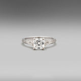 Tanara Diamond Ring with Asscher cut Diamond