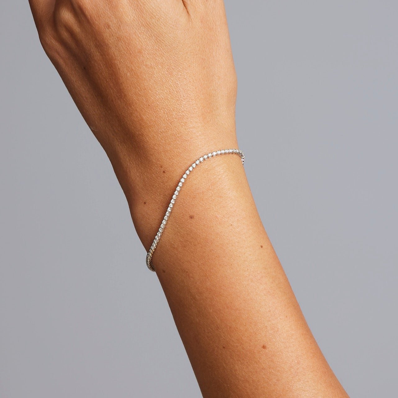 4 Claw 'Tennis' Diamond Bracelet