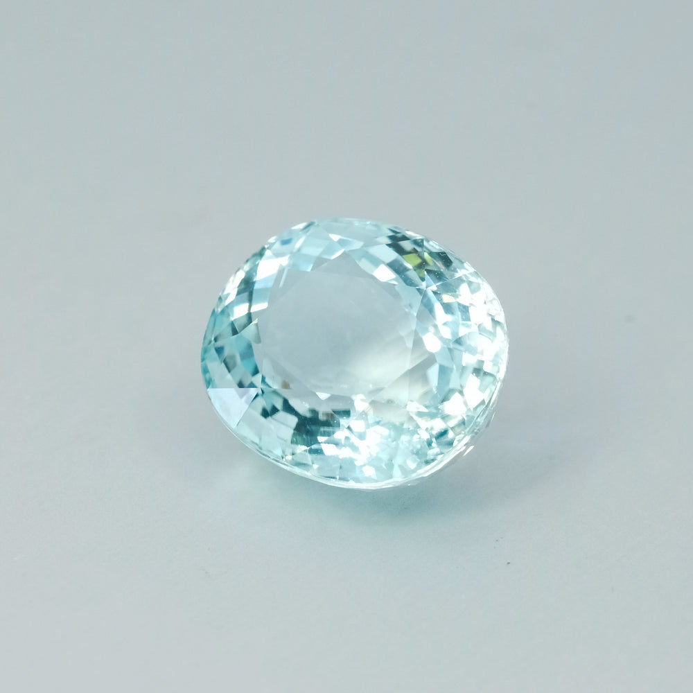 Loose Paraiba Tourmaline - oval cut - light blue - 29.97cts