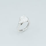 Volans Diamond Ring with Emerald cut 4.07ct Diamond
