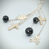 Pirate Sterling silver charm / Key ring