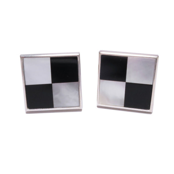 
                      
                        Harlequin Onyx and Mother-of-pearl cufflinks in silver
                      
                    