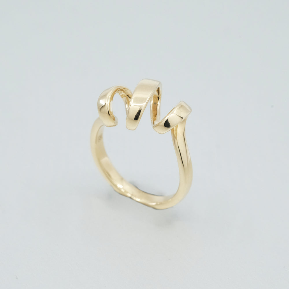 
                      
                        'Lyra' Ring in Yellow Gold
                      
                    