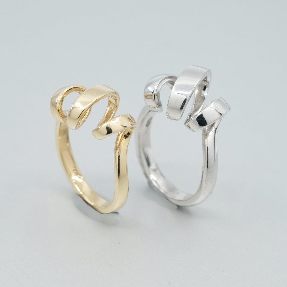 
                      
                        'Lyra' Ring in Yellow Gold
                      
                    