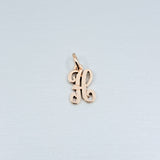 Initials pendant