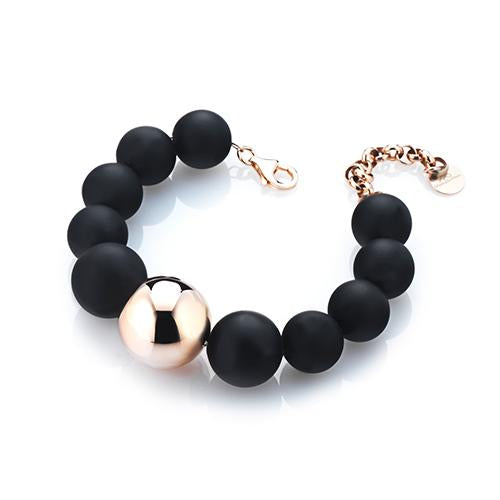 'Marcello' Two-Tone Ball Bracelet