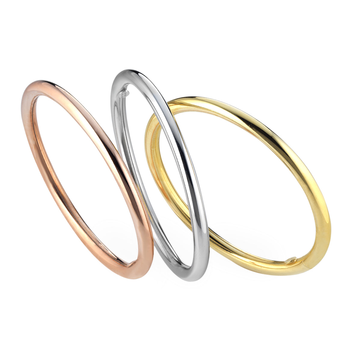 A bangle that makes the wearer not only feel wonderful but look fantastic as well. The hidden bangle hinge is unique and of superior quality. 