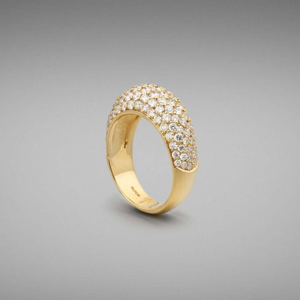 'Bomb' Pavé Diamond Ring