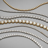 Ultra fine 'Tennis' Diamond Bracelet Crown Set - 0.70cts