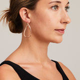 'Bundova' Yellow Gold Swirl Hoops