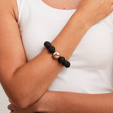'Marcello' Two-Tone Ball Bracelet