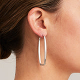 'Marcello' Oblong Hoops