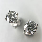 'BUNDOVA' BEZEL SET DIAMOND STUDS