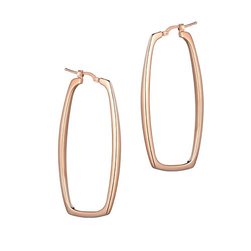 'Marcello' Oblong Hoops