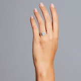 'Sitara' Princess Cut Diamond Ring with Princess cut Diamond