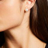 'Studs' South Sea White Pearl Earrings