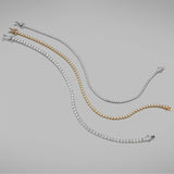 Ultra fine 'Tennis' Diamond Bracelet Crown Set - 0.70cts