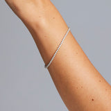 Ultra fine 'Tennis' Diamond Bracelet Crown Set - 0.70cts