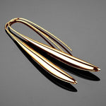 A BUNDA 'Schist' Earrings in Polished Finished Silver/Gold