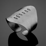 'Corset' sterling silver bangle